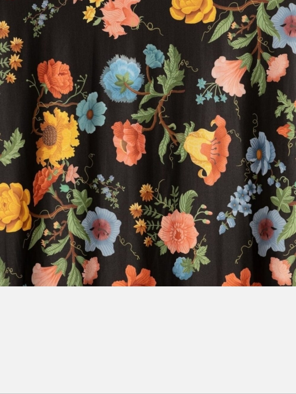 Vintage Flowers Princess Maxi Dress - Limited Blackmilk Large - Picture 4 of 7